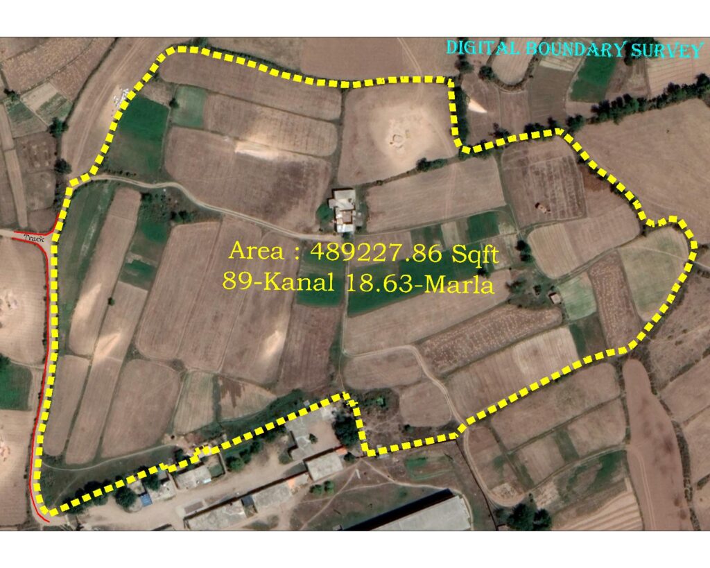 A Boundary survey file